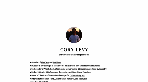 corylevy.com