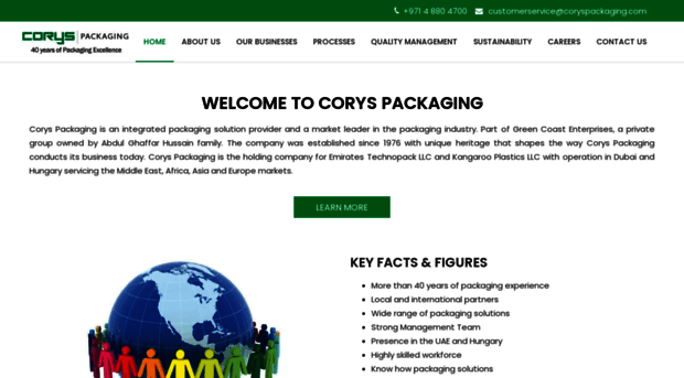 coryspackaging.com