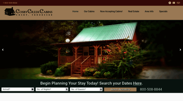 cosbycreekcabins.com