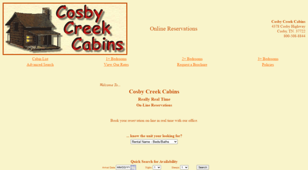 cosbycreekcabins.net