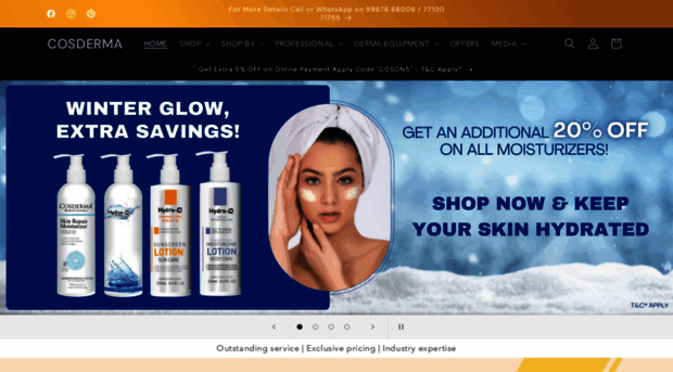 cosdermastore.com