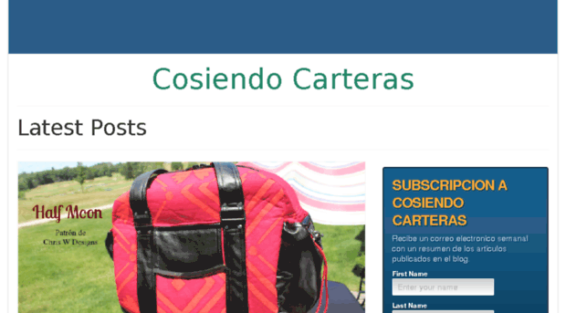 cosiendocarteras.website