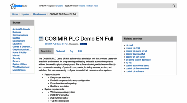 cosimir-plc-demo-en-full.updatestar.com
