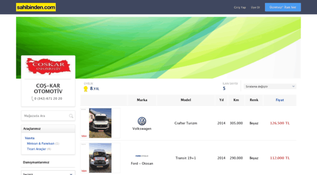 coskarotomotiv.sahibinden.com