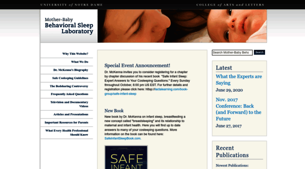 cosleeping.nd.edu