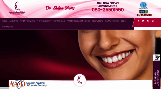 cosmeticdentalclinics.in