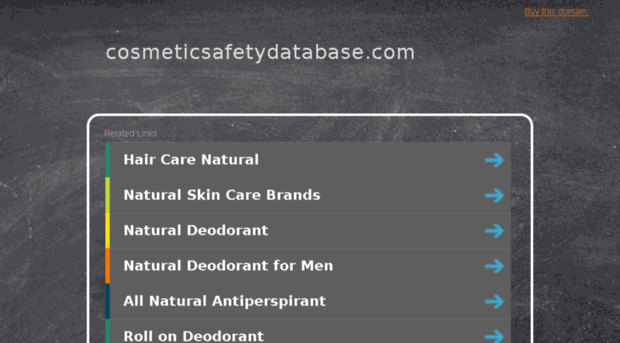 cosmeticsafetydatabase.com