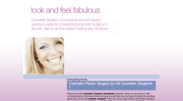 cosmeticsurgeryconsultants.co.uk