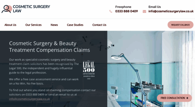 cosmeticsurgerylaw.co.uk