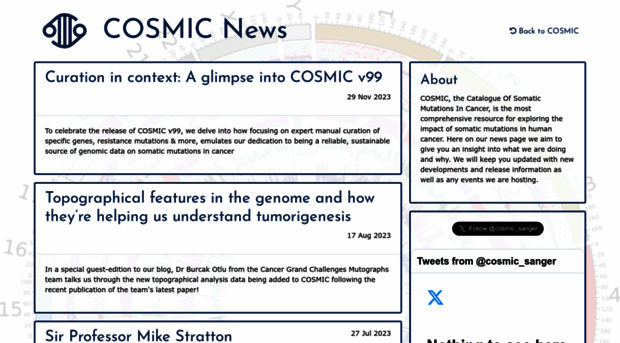 cosmic-blog.sanger.ac.uk