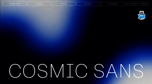cosmic-sans.blast-foundry.com