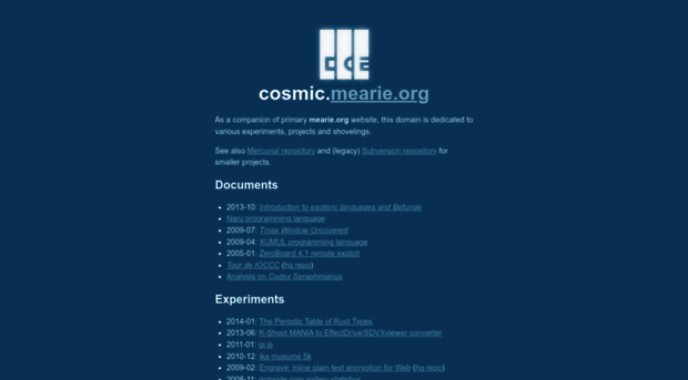 cosmic.mearie.org