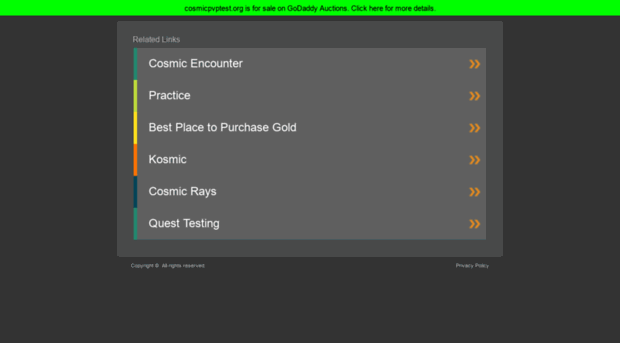 cosmicpvptest.org