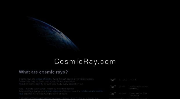 cosmicray.com