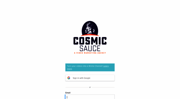 cosmicsauce.wistia.com