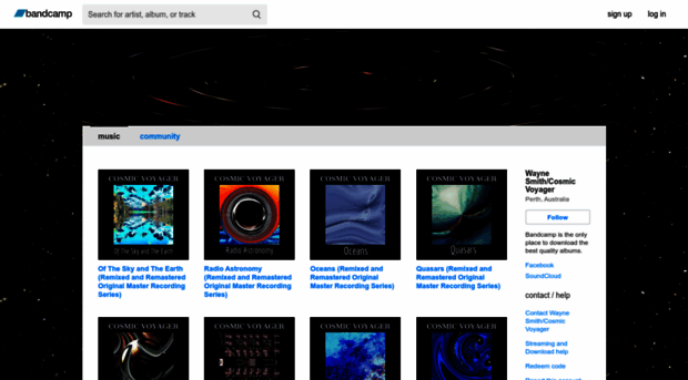 cosmicvoyager.bandcamp.com