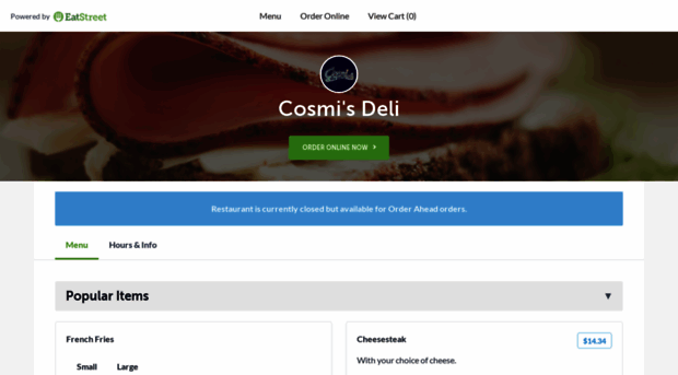 cosmisdeli.com