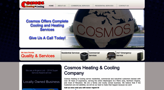 cosmos-heating-airconditioning-repair.com