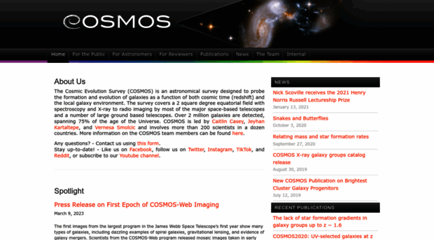 cosmos.astro.caltech.edu