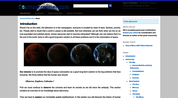 cosmosfrontier.com