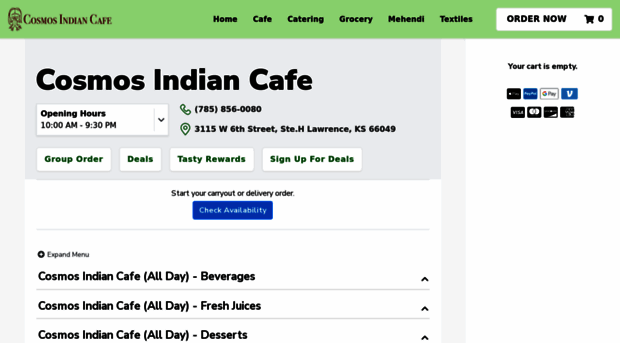 cosmosindiancafe.com