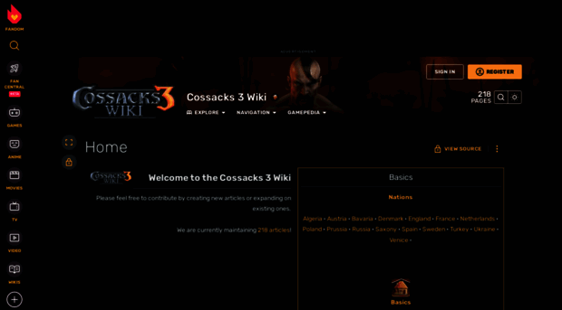 cossacks3.gamepedia.com