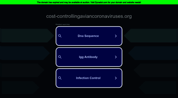 cost-controllingaviancoronaviruses.org