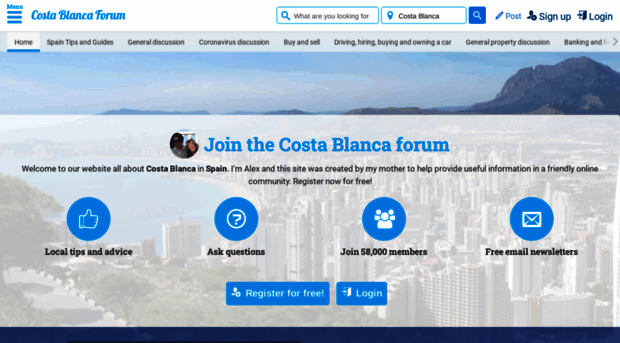 costablancaforum.com