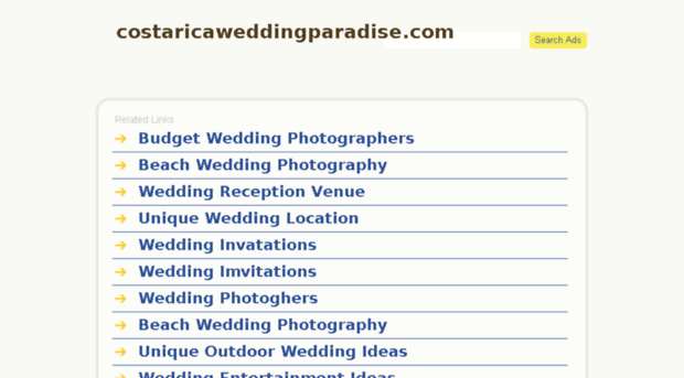 costaricaweddingparadise.com