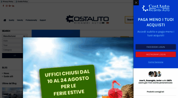 costautoricambi.com