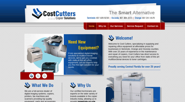 costcutterscopiers.com