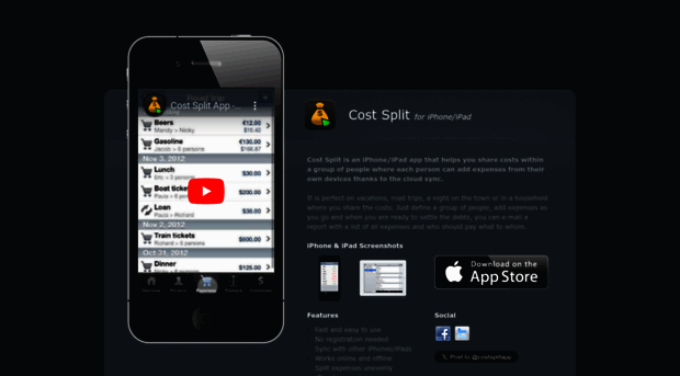 costsplitapp.com