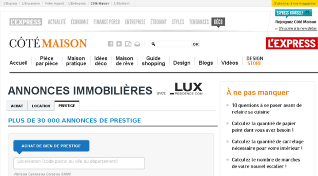 cotemaison.lux-residence.com
