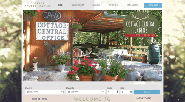 cottagecentralcabinsnm.com