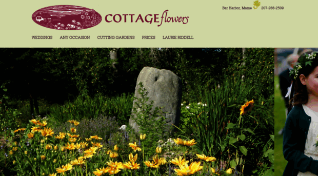 cottageflowersmaine.com