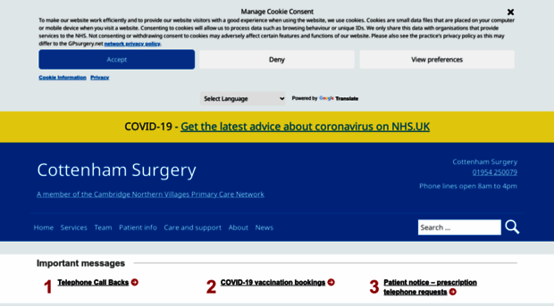 cottenhamsurgery.nhs.uk