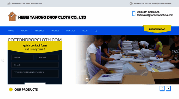 cottondropcloth.com