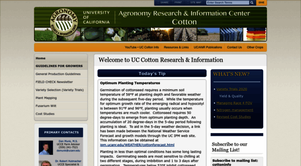 cottoninfo.ucdavis.edu