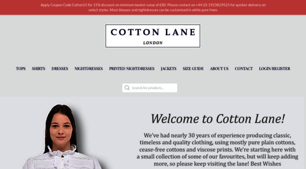 cottonlaneclothing.com