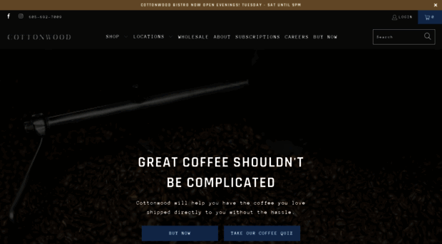 cottonwoodcoffee.com