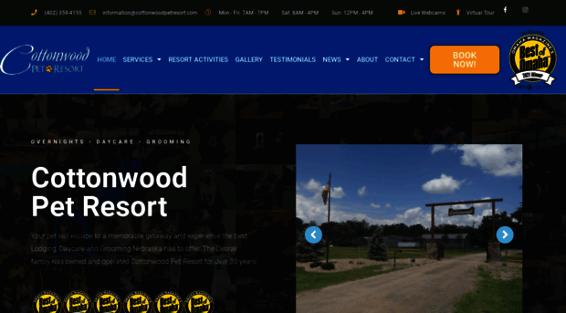 cottonwoodpetresort.com
