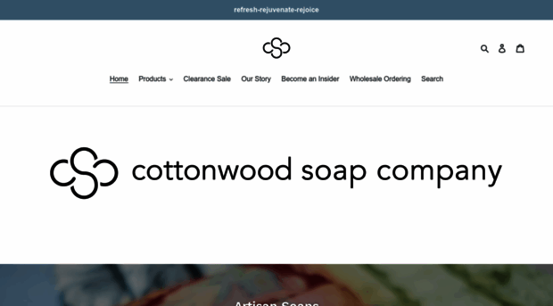 cottonwoodsoap.com