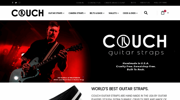 couchguitarstraps.com