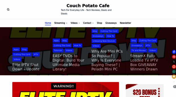 couchpotatocafe.com