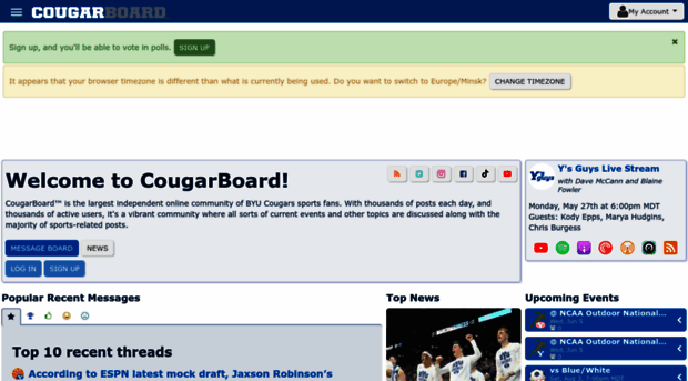 cougarboard.com