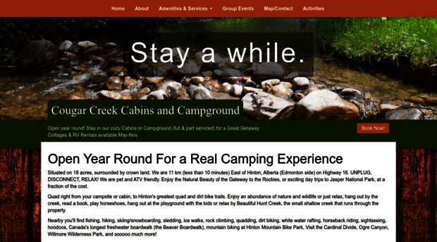 cougarcreekcabinsandrv.ca