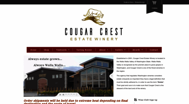 cougarcrestwinery.com