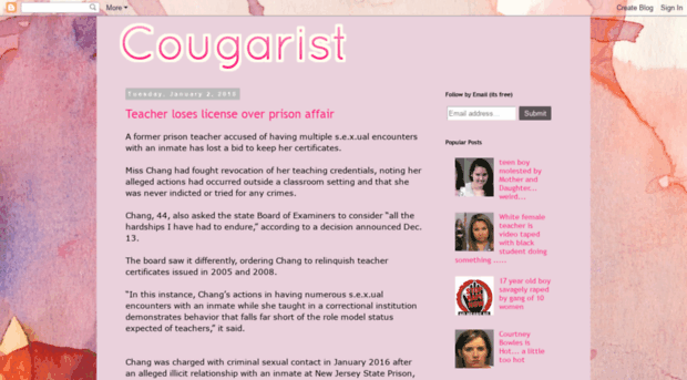 cougarist.blogspot.com