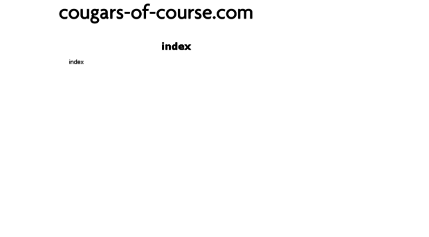 cougars-of-course.com