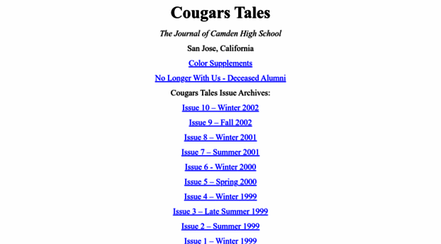 cougarstales.com
